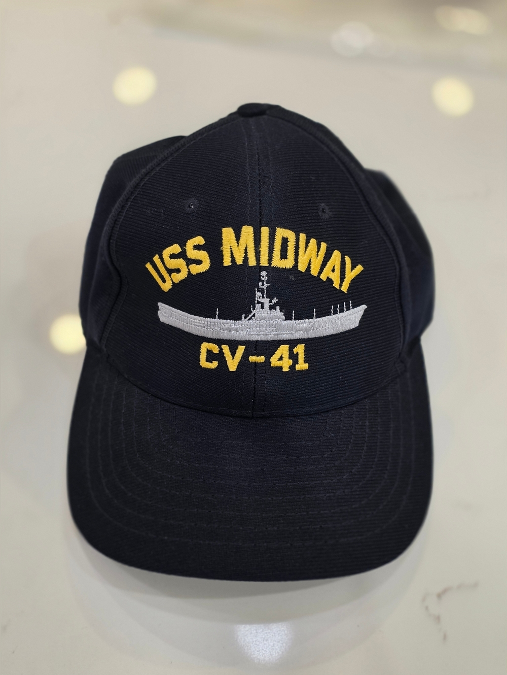 Military- Navy USS Midway CV-41 Hat Snap Back